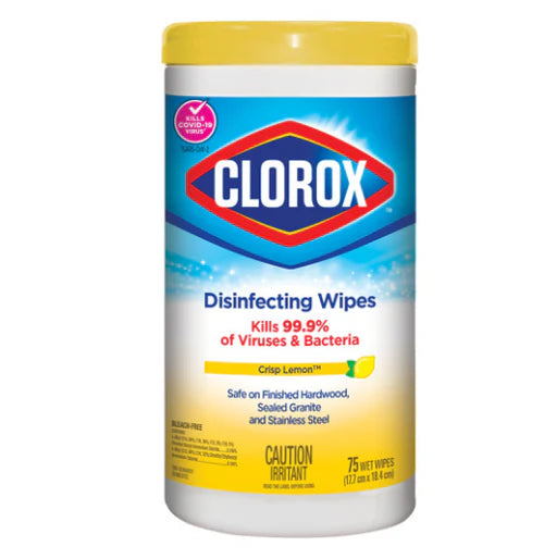 Clorox® Disinfecting Wipes – 2 Scents – 75 Count