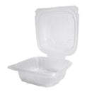 Sandwich Containers, Clear, Polypropylene, Large, 5.84" x 6.25" x 2.88" - Case of 300 (ECO1C663CL)