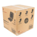 Molded Fiber Clamshell, Kraft, 6" x 6" - Case of 500 (ECOHC6N-SC)