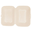 Molded Fiber Clamshell, Kraft, 9" x 6" - Case of 250 (ECOHC96N-SC)