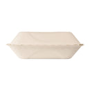 Molded Fiber Clamshell, Kraft, 9" x 6" - Case of 250 (ECOHC96N-SC)