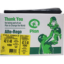 Full Circle Super Industrial Garbage Bags, Biodegradable, X-Strong, 48" L x 42" W, 1.5 mils Thick - Box of 100 (FC424839BL01)