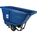 Tilt Truck, Polyethylene, 1/2 cu. yd., 850 lbs. Load Capacity (FG130573BLUE)