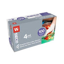 Latex Gloves 4 MIL Powder-Free - Medium (100/box)