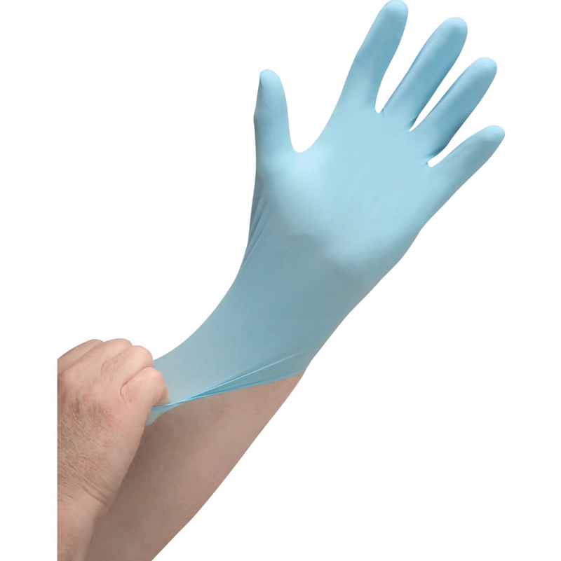 Vinyl Gloves Blue 5-Mil Powder-Free - X-Large (100/box)