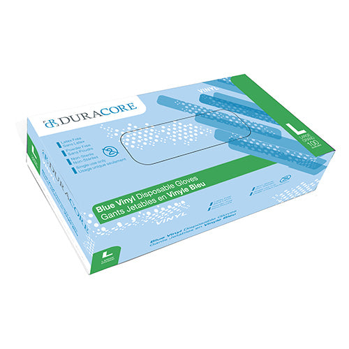 Gants d'examen médical en vinyle sans poudre - Petits (100/boîte)