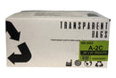 Garbage Bags, Transparent, 22" x 22", Regular - Case of 500 (A-2C)