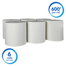 50606 Essuie-mains en rouleau souples et durs professionnels Kleenex® - Blanc 600' (6/cs)