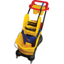 Multifunctional Mop Trolley, Down Press, 9.5 US Gal.(38 Quart), Yellow (JN502)