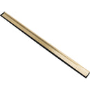 Window Squeegee Blade, Rubber, Brass Frame (Multiple Lengths)