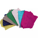 Recycled Material Wiping Rags, Cotton, Mix Colours, 10 lbs. (JQ107)