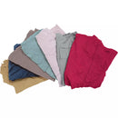 Recycled Material Wiping Rags, Fleece, Mix Colours, 10 lbs. (JQ108)