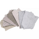 Recycled Material Wiping Rags, Cotton, White, 25 lbs. (JQ111)