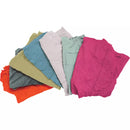 Recycled Material Wiping Rags, Terrycloth, Mix Colours, 25 lbs. (JQ112)