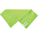 Dusting and Cleaning Cloth, Microfibre, 16" x 16", Green - Pack of 12 (JQ716)