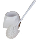 Brosse de Toilette & Porte-Brosse, Poils en Polypropylène, Blanc (JQ831)