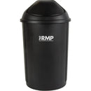Half-Round Garbage Bin with Lid, Polyethylene, 21 US gal. (JQ886)