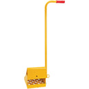 Ice Chock with Ergonomic Handle, Steel, Yellow, 8-1/16" W x 10-5/8" D x 8-13/16" H (KI333)