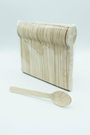 Wooden Teaspoons, Brown, Bulk Packed, Bags of 100 - Case of 20 Bags (L8750057)