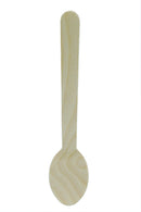 Wooden Teaspoons, Brown, Bulk Packed, Bags of 100 - Case of 20 Bags (L8750057)