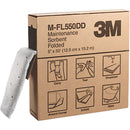 Folded Sorbents, 50' L x 5" W, 10.5 gal. Absorbancy (M-FL550DD)