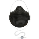 AirWave M Series Black Disposable Masks with SmartStrap® & Nose Flange, N95, NIOSH Certified, Medium/Large - Pack of 2 (M4600V)