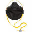 AirWave M Series Black Disposable Masks with SmartStrap® & Full Foam Flange, N95, NIOSH Certified, Medium/Large - Box of 10 (M4620)