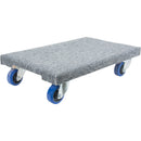 Heavy-Duty Solid Wood Dollies, Rubber Wheels, 1400 lbs. Capacity, 18" W x 24" D x 7" H (MP092)