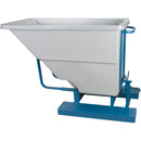 Self-Dumping Hopper, Polyethylene, 5/8 cu.yd., Grey (MP155)