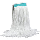 HardString Finisher Mop, Floor Finishing, Rayon, 24 oz., Cut Style, White (MW-HS24B)