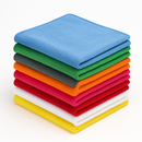 Chiffons en microfibre tout usage économiques 16"x 16"bleu (paquet de 10)