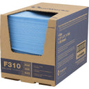 SaniWorks® Deluxe Antimicrobial Cloths, 1/4 Fold — 13″ × 21″, Blue, 100/Case (N-F310QCB2)