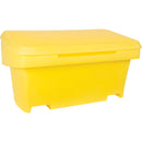 Heavy-Duty Outdoor Salt and Sand Storage Container, 24" x 48" x 24", 10 cu. Ft., Yellow (NM947)