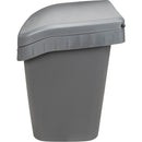 Salt & Sand Storage Bins, With Hasp, 21" x 27" x 26", 4.24 cu. ft., Grey (NO615)