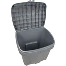 Salt & Sand Storage Bins, With Hasp, 21" x 27" x 26", 4.24 cu. ft., Grey (NO615)