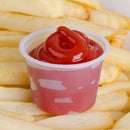 Solo® P100N Contenant de portion en plastique pour soufflés 1 oz (2500/cs)