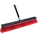 Squeegee Broom with Handle, 24", Medium, PVC Bristles (PB-SQB9824)