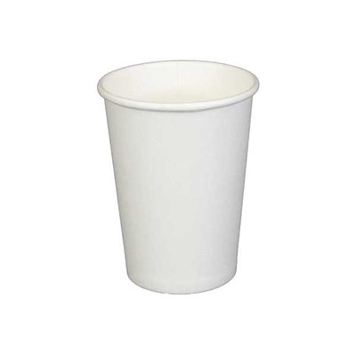 PE Lined White Paper Cup for Hot or Cold Drink 8oz (1000/cs)