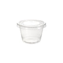 Portion Cup, 2.5 oz., Clear, Polypropylene, Case of 2,500 Cups (PEPCPP25)