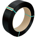Strapping, Polyester, 1/2" W x 5800' L, Black, Manual Grade (PG559)