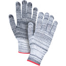 Dotted String Knit Gloves, Poly/Cotton, Single Sided, 7 Gauge, Pack of 12 pairs (Multiple Sizes)