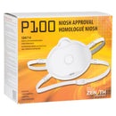 Particulate Respirator, P100, NIOSH Certified, Medium/Large, Box of 5 (SDN714)