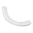 Pleated Bouffant Cap, Polypropylene, White, Case of 10 Packs of 100 (Multiple Sizes)