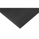 Wide-Ribbed Matting, Wiper, 3' x 1/8", Black (Multiple Lengths)