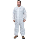 Premium Coveralls, White, Microporous - Case of 25 (Multiple Sizes)