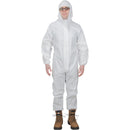 Premium Hooded Coveralls, White, Microporous - Case of 25 (Multiple Sizes)