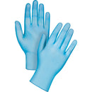 Disposable Gloves, Large, Vinyl, 4.5-mil, Powder-Free, Blue, Box of 100, 10 boxes per case