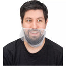Beard Nets, Nylon, Pack of 100 (White or Brown)