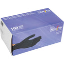 Heavyweight Tactile Grip Examination Gloves, Nitrile, 8-mil, Powder-Free, Black (100/box)