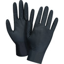 Heavyweight Tactile Grip Examination Gloves, Nitrile, 8-mil, Powder-Free, Black (100/box)